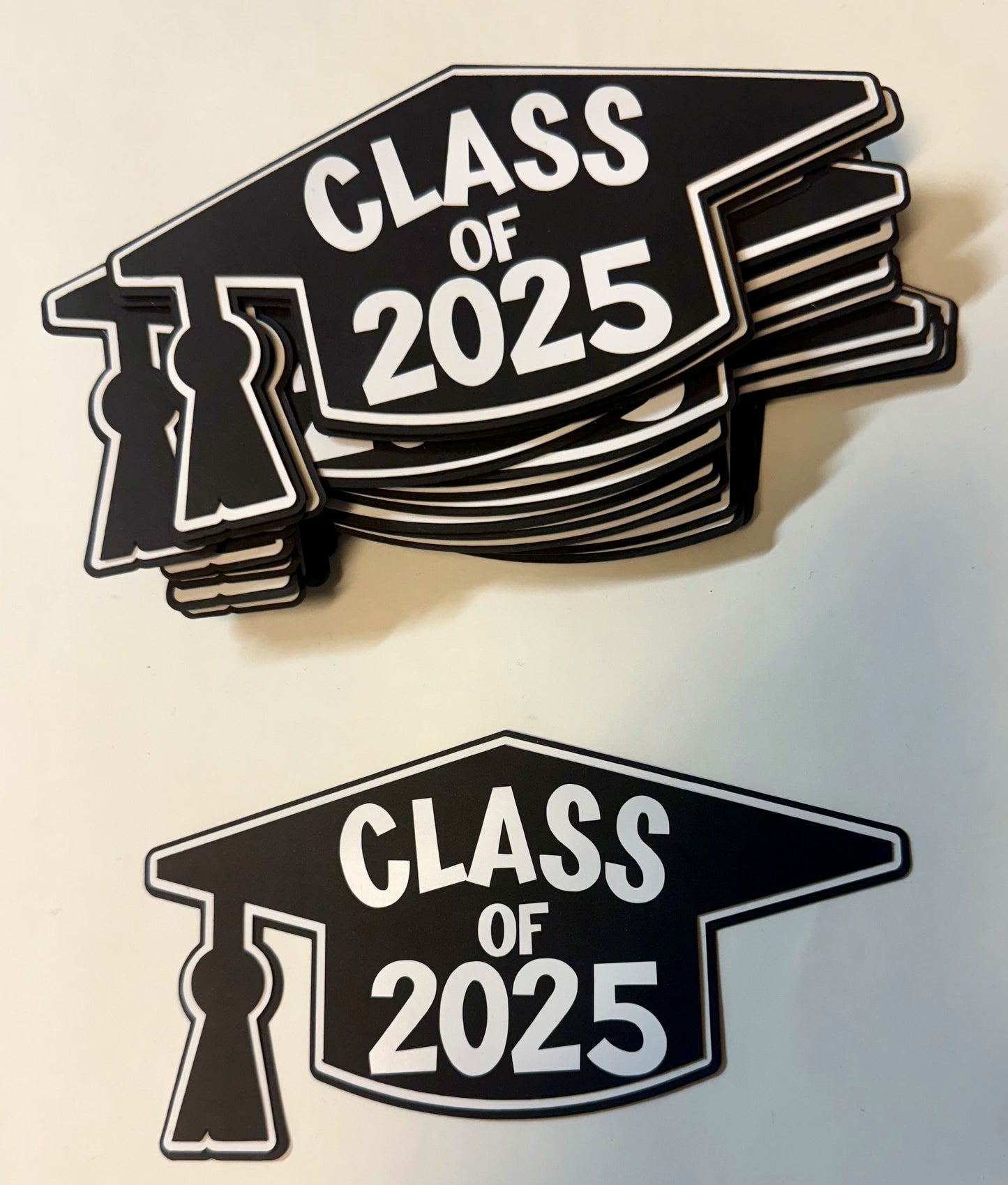 Graduation Class of 2025 Cap only | Cardstock keepsake | Heavy stationary | Graduating class of 2025 | College grad | Size 5 3/4" x 3"