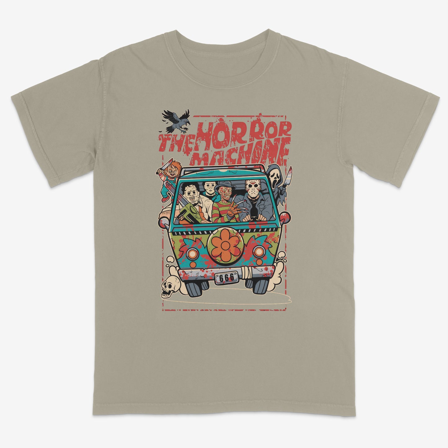 Horror machine t shirt | Favorite slayer | Scooby Doo van | Custom shirt | Streetwear | Unisex