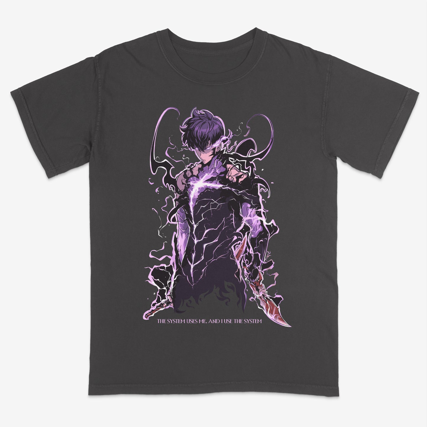 The System shirt | Solo leveling | System uses me | Graphic t shirt | Custom shirt | Anime | Anime inspired