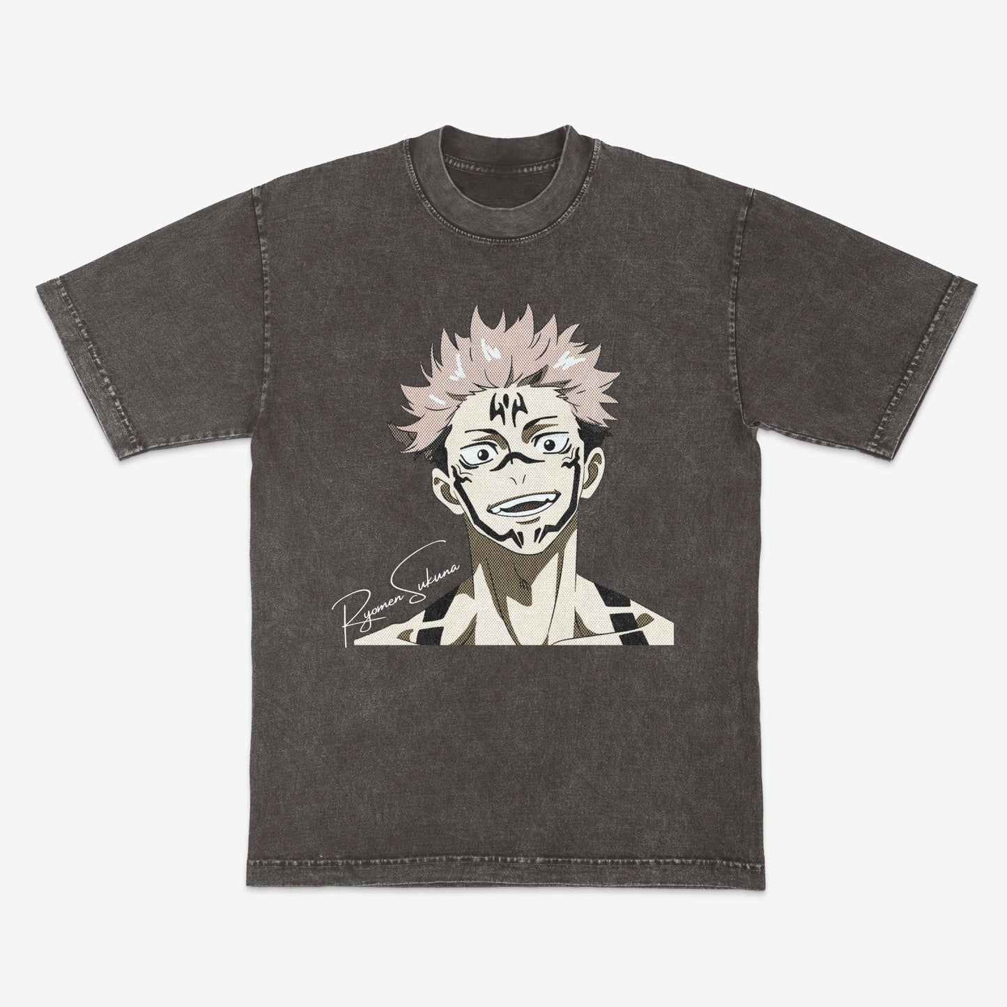 Ryomen Sukuna | JJK | Jujutsu Kaisen | Streetwear | Mineral wash shirt | Heavyweight