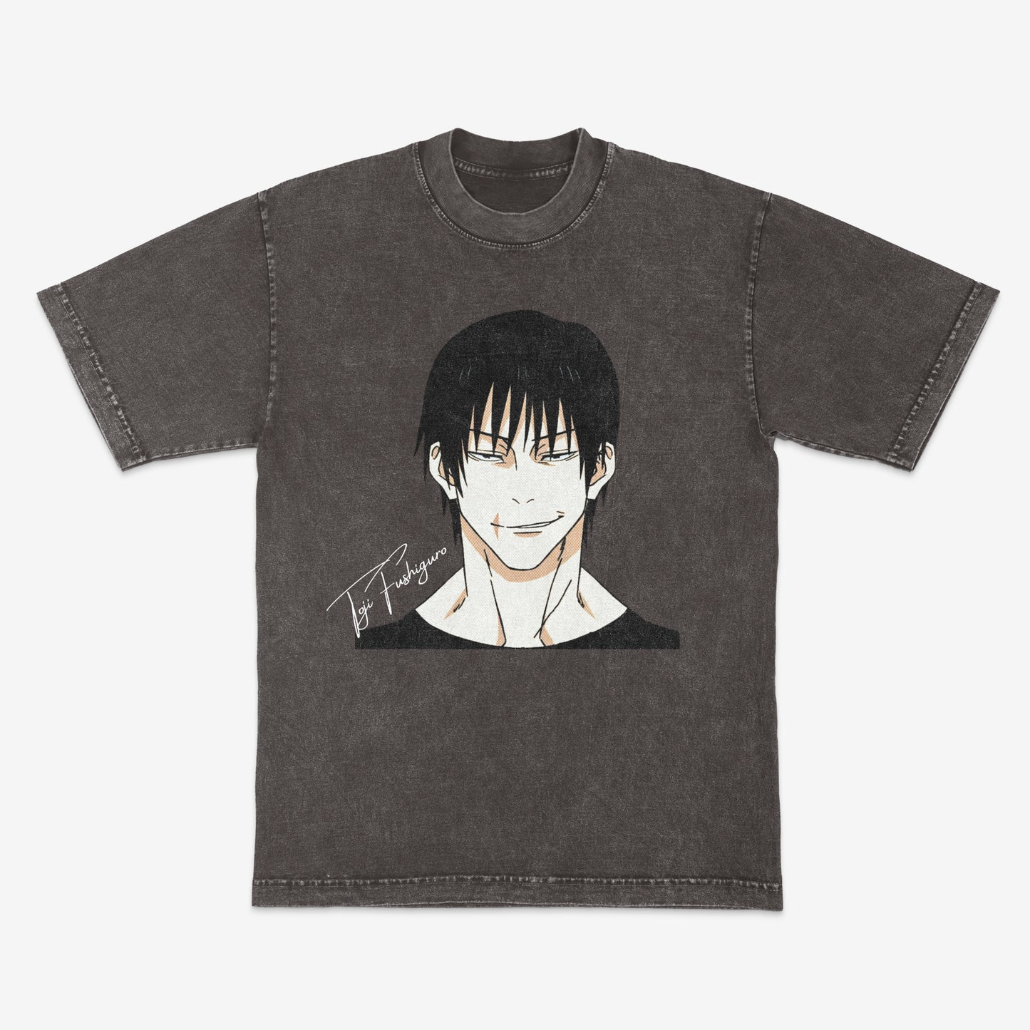 Toji Fushiguro | JJK | Jujutsu Kaisen | Streetwear | Mineral wash shirt | Heavyweight