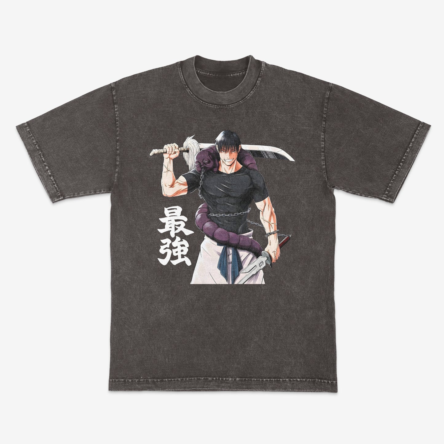 Toji | JJK | Jujutsu Kaisen | Streetwear | Mineral wash shirt | Heavyweight
