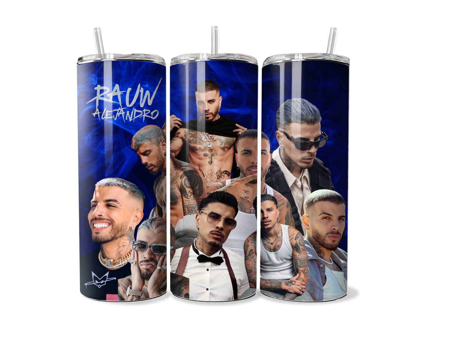 Rauw Alejandro cup | 20 ounce tumbler | cup with lid | Rauw Fox cup | reusable |eco friendly | playa Saturno