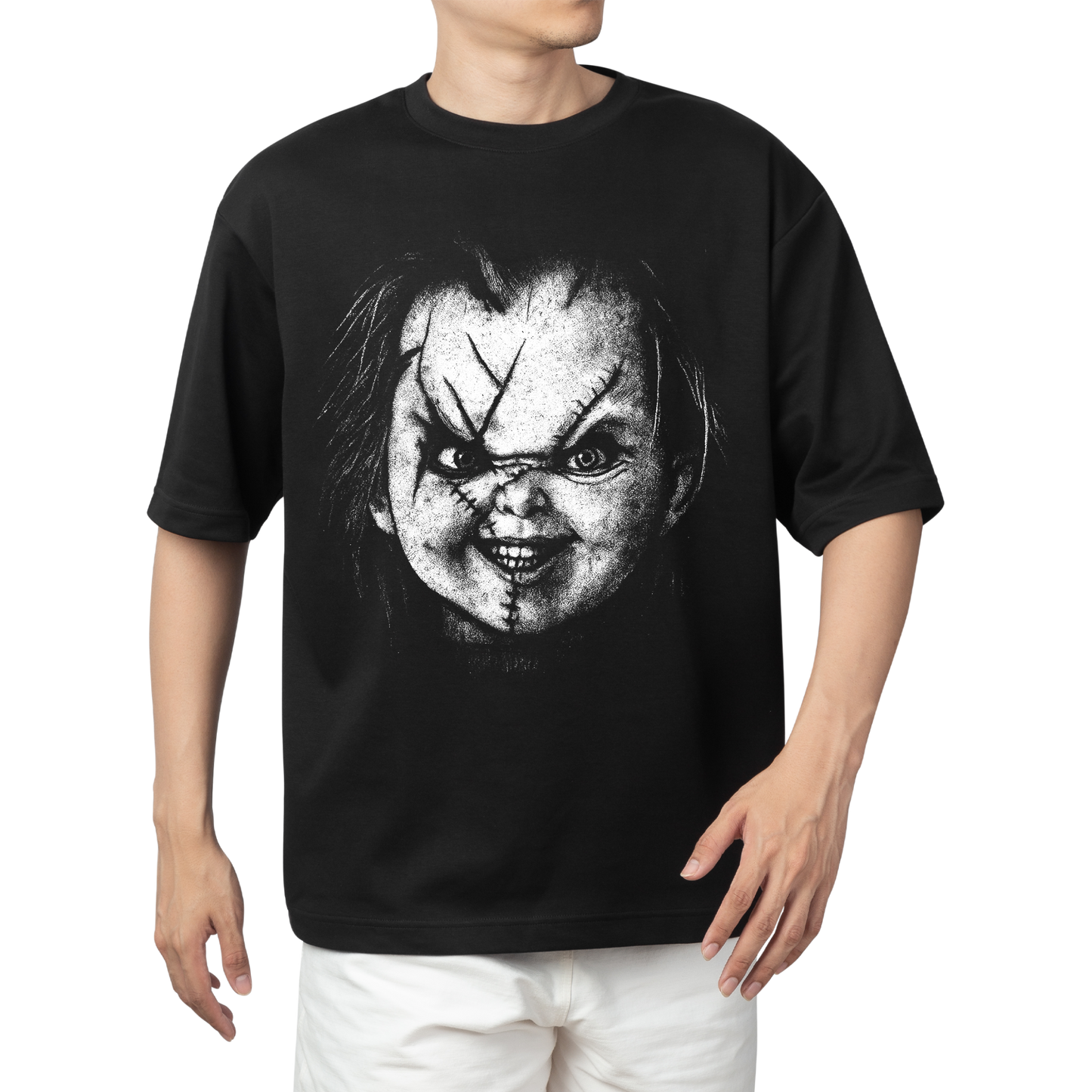 Chucky inspired t shirt | Halloween shirt | Custom Shirt | Wanna play | Chucky | Big face shirt