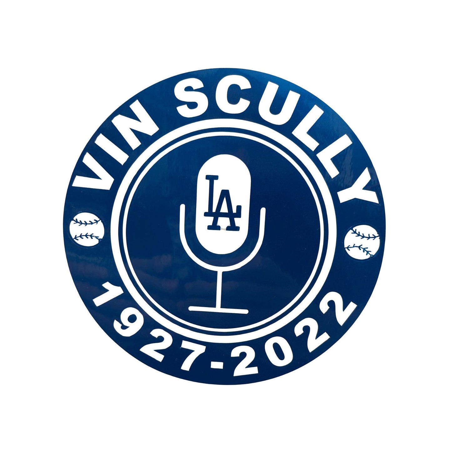 Dodgers decal | LA | Sticker | Car Decal | Permanent vinyl | Los Angeles | LA bleeds blue | Dodgers heart