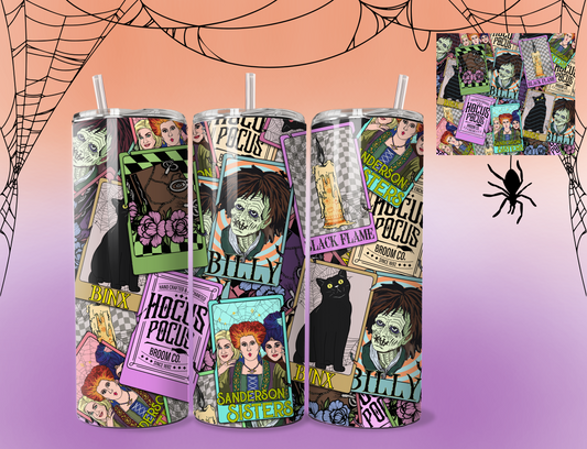 Hocus Pocus cup | Billy | Sanderson sisters | Broom co | Custom tumbler | 20 ounce cup