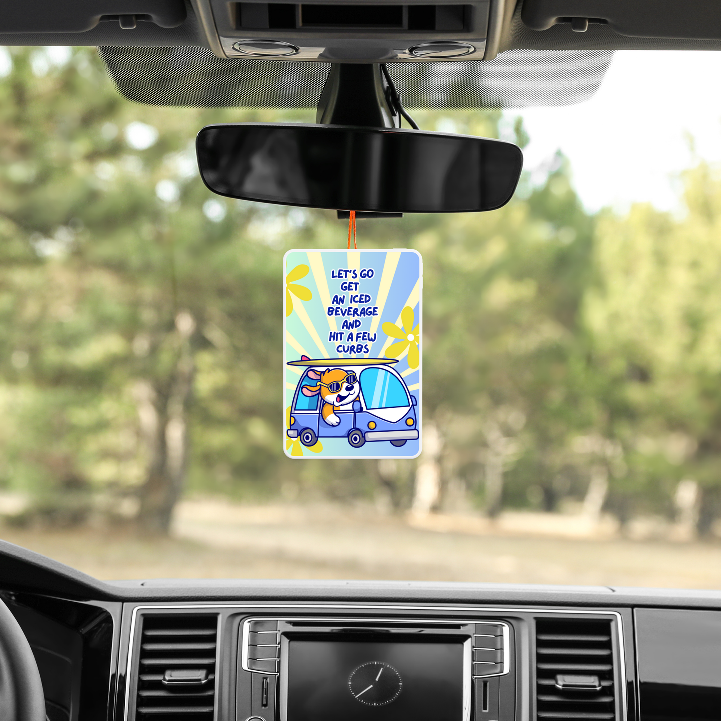 Custom Sublimation-Printed Car Fresheners | Double-Sided Designs by J B Designs | 3" x4" |Personalized car air fresheners | Unique car air fresheners|