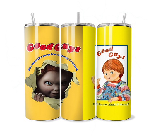 Chucky / Good Guys /  Custom cup / Tumbler / Tumbler with lid / cup with straw / anti slip cup / reusable