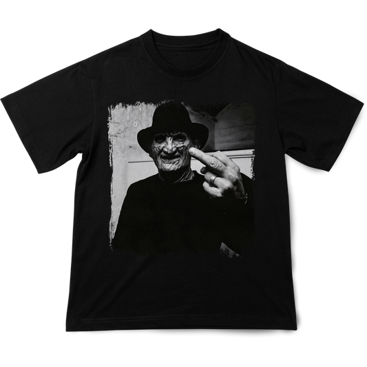 Freddy Kreuger throwing the peace sign  shirt | Custom shirt | Horror movie | Halloween | Streetwear | Unisex