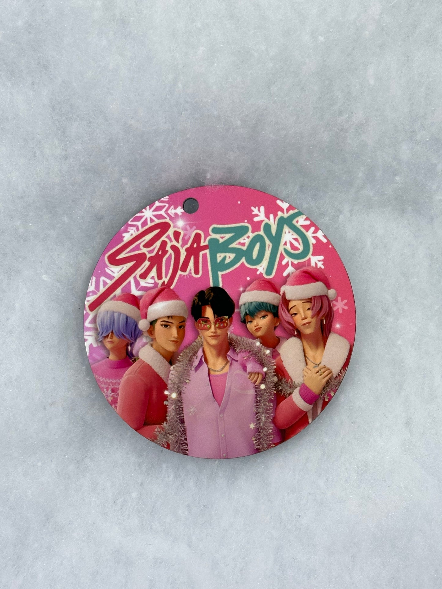 Saja Boys ornaments | Hanging ornament | Kpop demon hunters | 3.5 inch by 3.5 inch