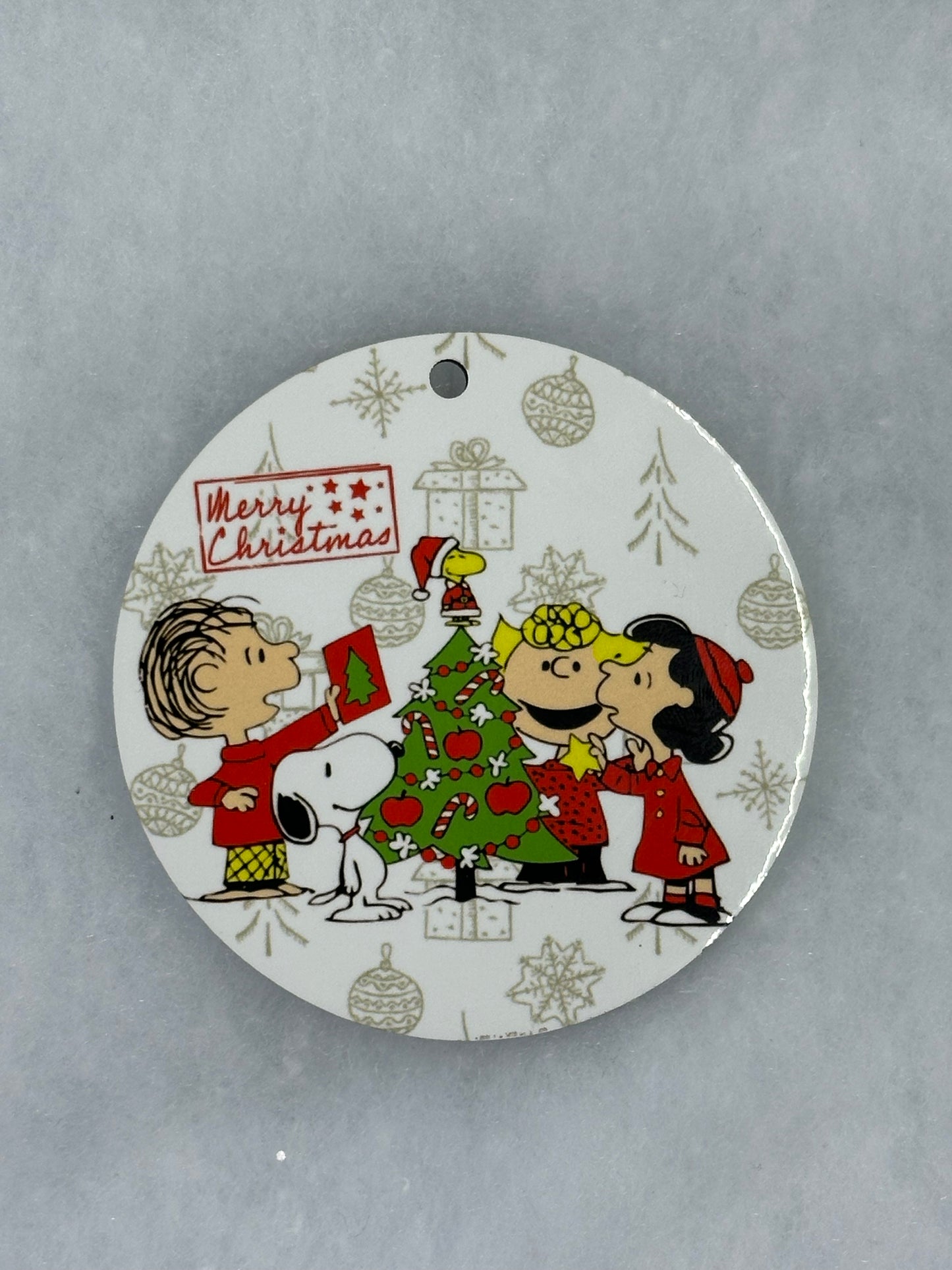 Peanuts Ornaments | Hanging | Christmas | Flat ornament | Double side design |
