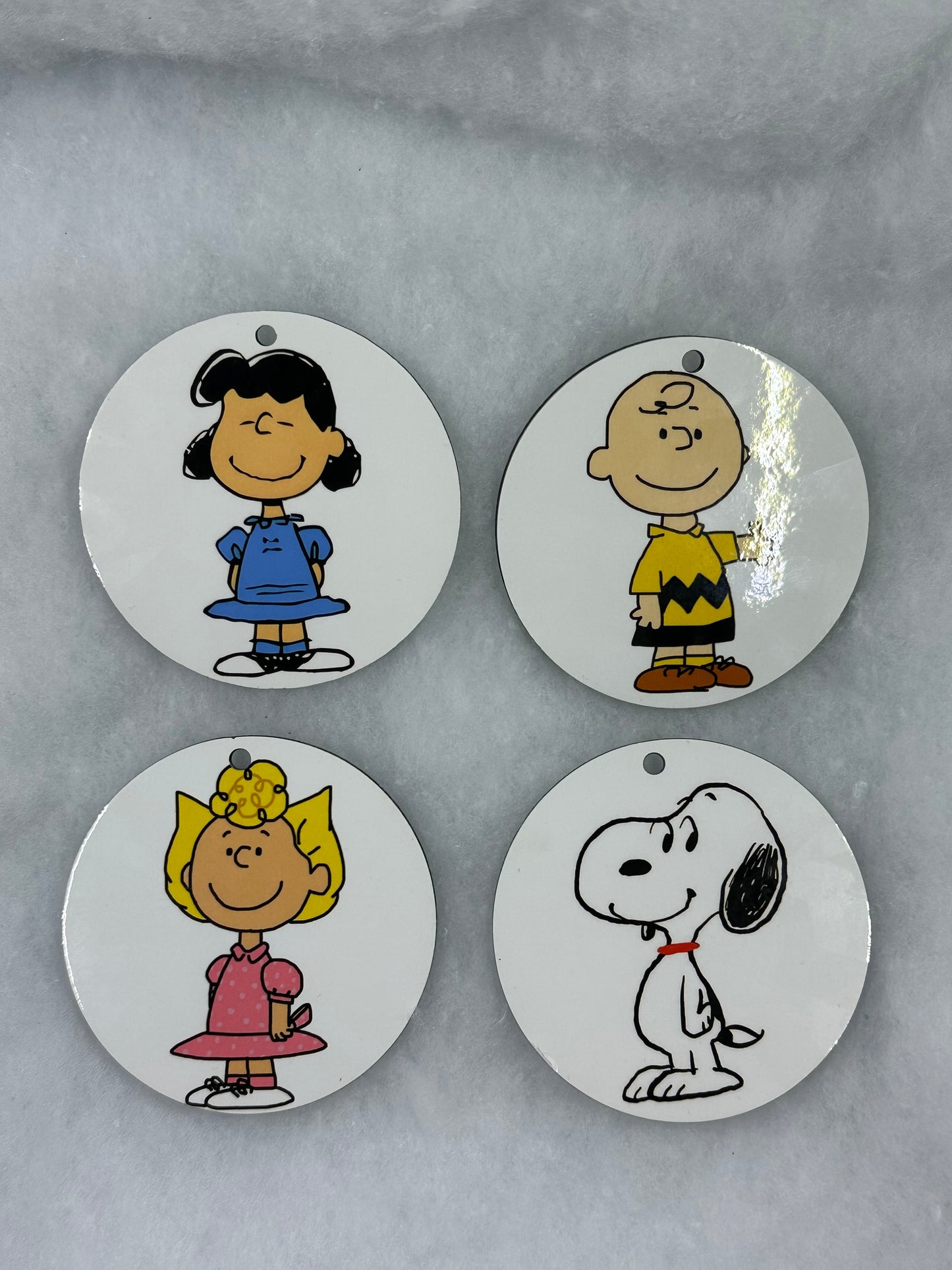 Peanuts Ornaments | Hanging | Christmas | Flat ornament | Double side design |