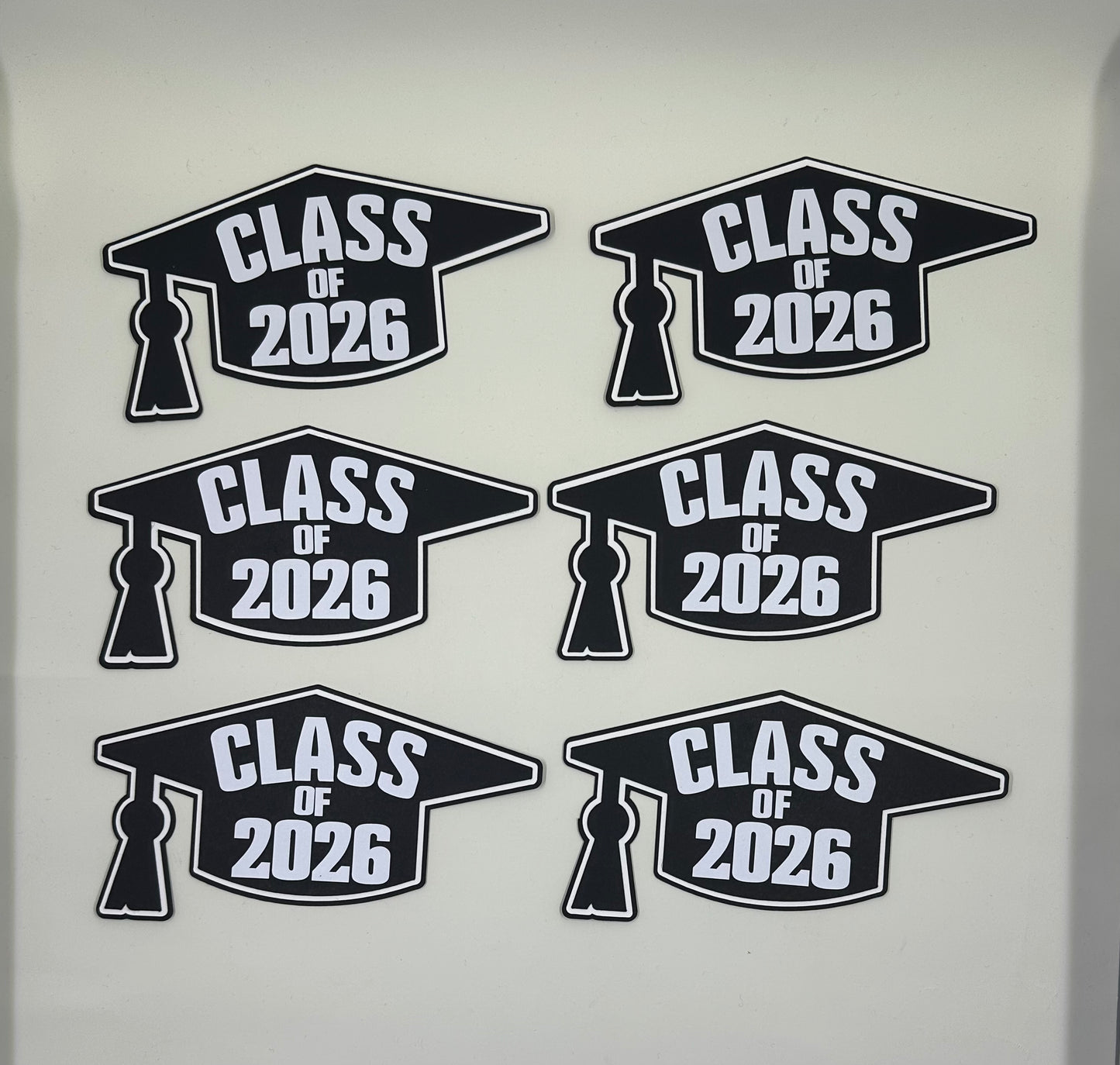 Graduation Class of 2026 Cap only | Cardstock keepsake | Heavy stationary | Graduating class of 2025 | College grad | Size 5 3/4" x 3"