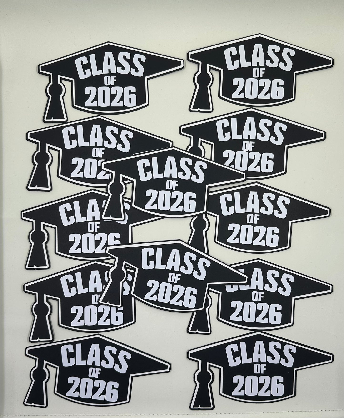 Graduation Class of 2026 Cap only | Cardstock keepsake | Heavy stationary | Graduating class of 2025 | College grad | Size 5 3/4" x 3"
