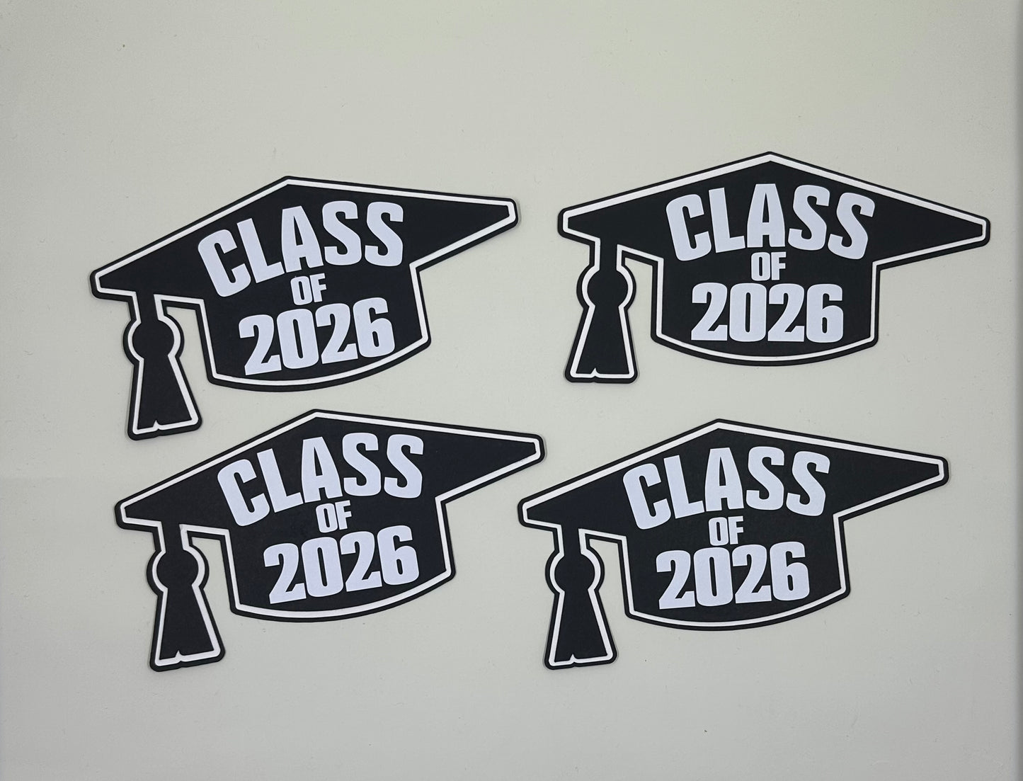 Graduation Class of 2026 Cap only | Cardstock keepsake | Heavy stationary | Graduating class of 2025 | College grad | Size 5 3/4" x 3"