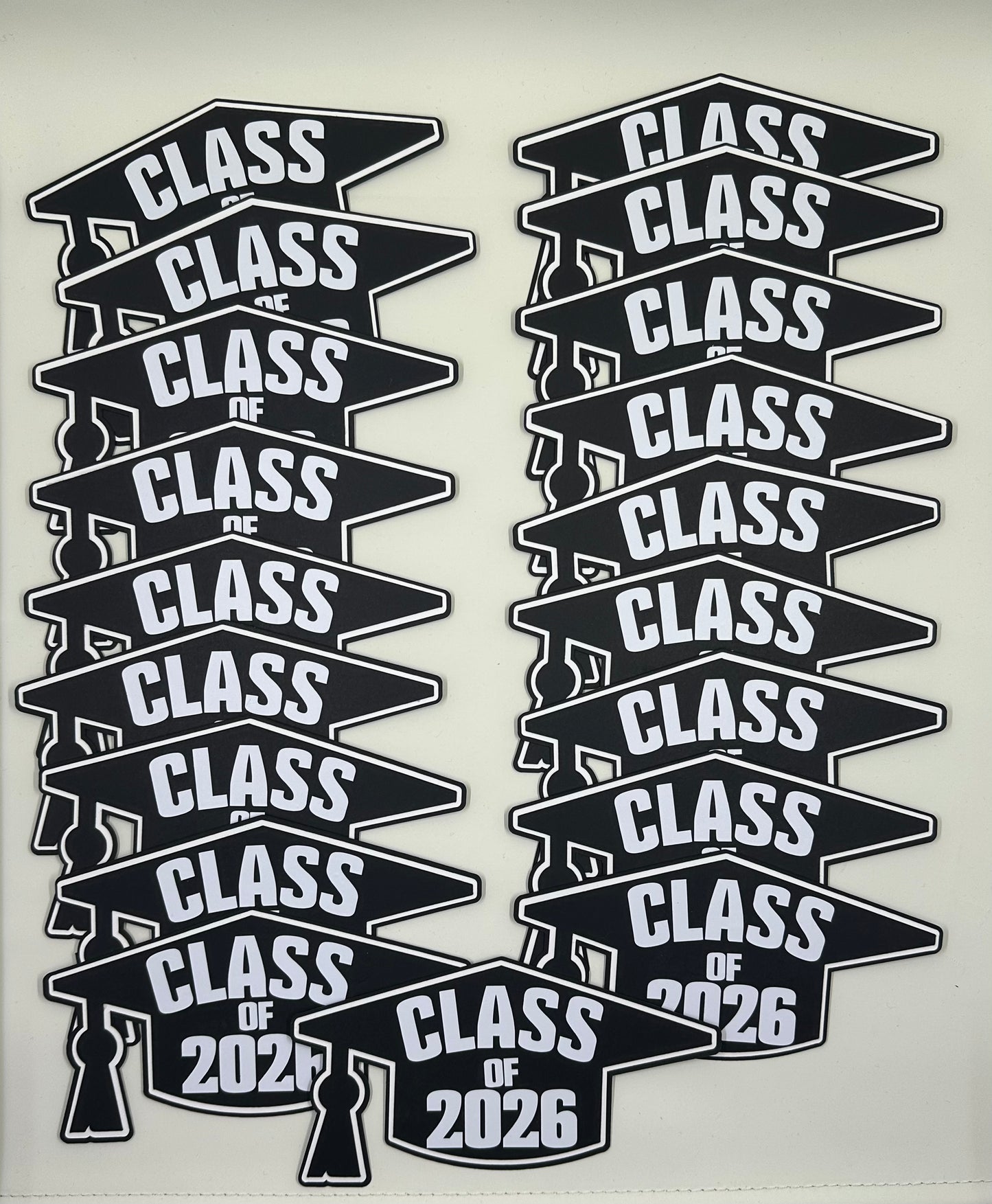 Graduation Class of 2026 Cap only | Cardstock keepsake | Heavy stationary | Graduating class of 2025 | College grad | Size 5 3/4" x 3"