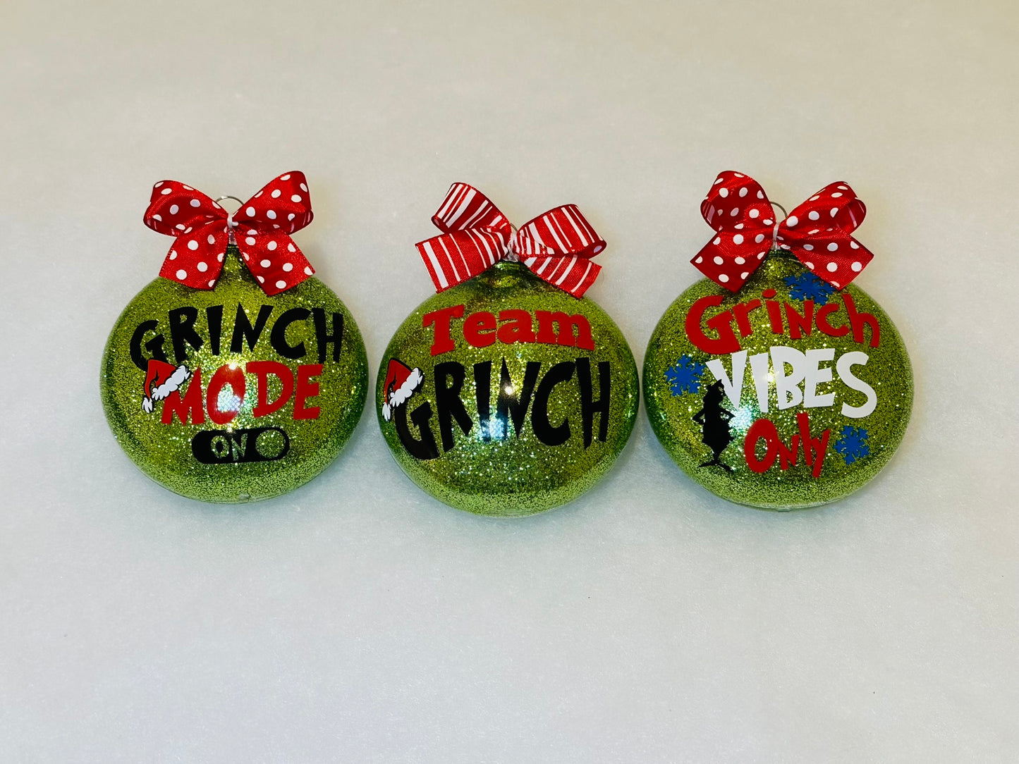 Grinch Ornaments | Grinchmas | Merry Grinchmas | 9 Different designs | The Grinch | Grinch who stole Christmas