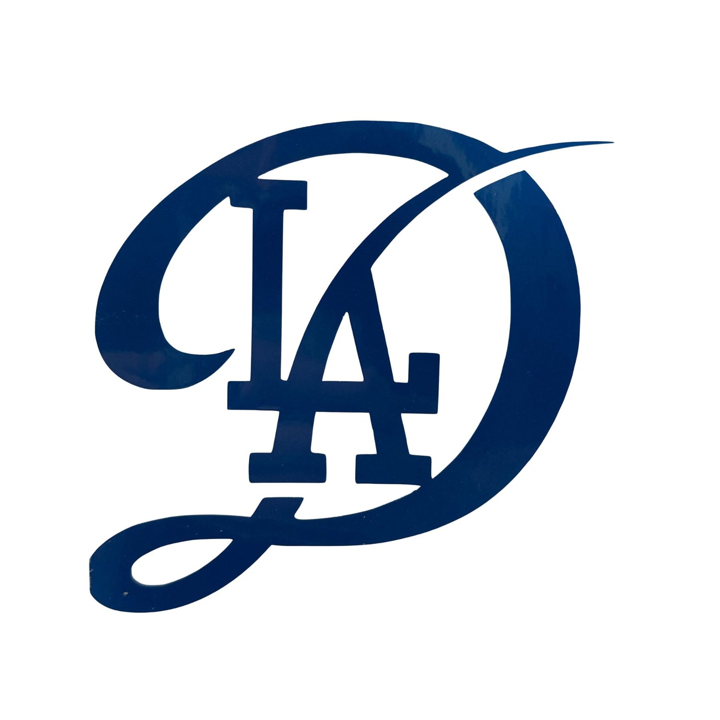Dodgers decal | LA | Sticker | Car Decal | Permanent vinyl | Los Angeles | LA bleeds blue | Dodgers heart