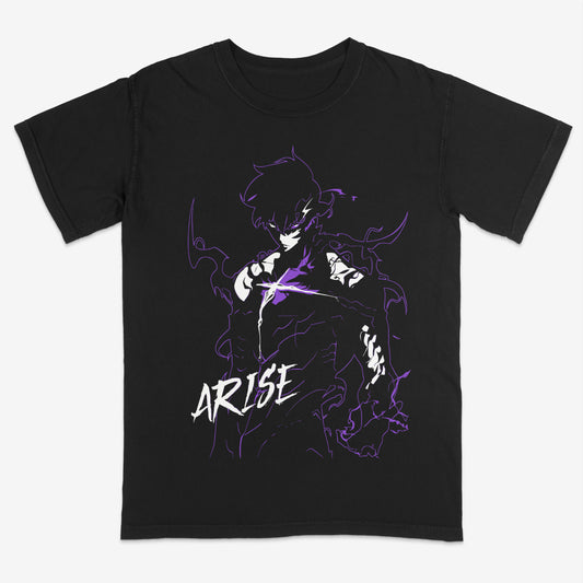 Solo Leveling T shirt | Arise | Custom graphic shirt | Menswear | Unisex | Sung Jinwoo |