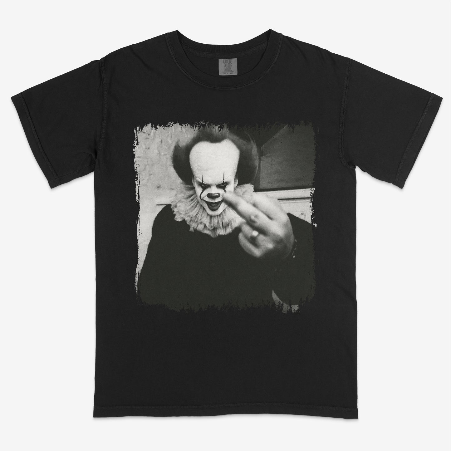 Pennywise throwing peace shirt | IT | Custom shirt | Portrait shirt | Pennywise | Unisex | Menswear | Streetwear