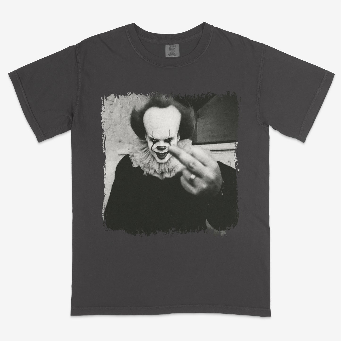Pennywise throwing peace shirt | IT | Custom shirt | Portrait shirt | Pennywise | Unisex | Menswear | Streetwear