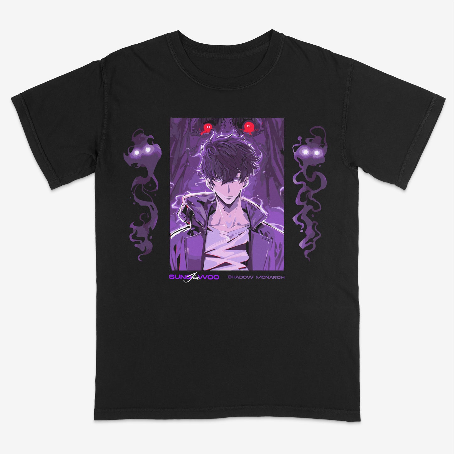 Sung Jin Woo T shirt | Solo leveling | Shadow Monarch | Streetwear | custom shirt