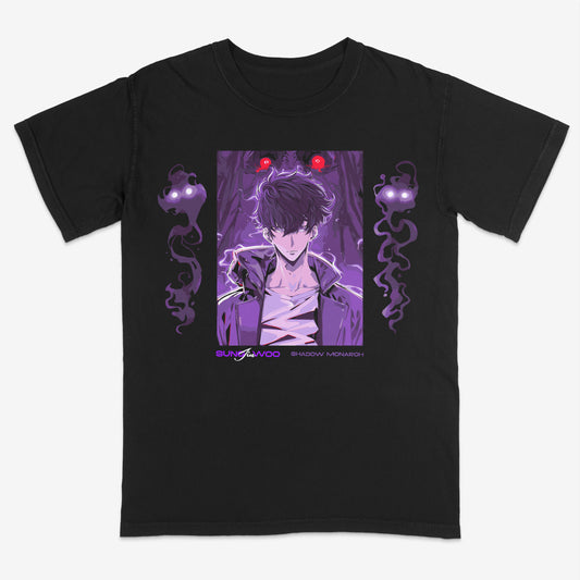 Sung Jin Woo T shirt | Solo leveling | Shadow Monarch | Streetwear | custom shirt