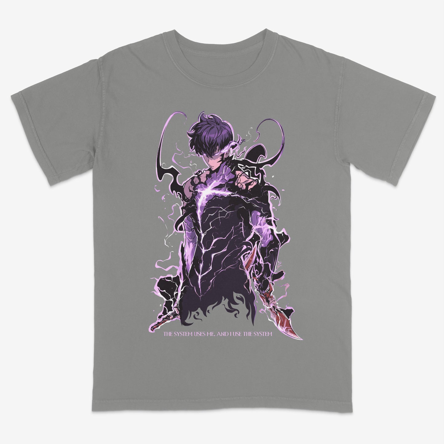 The System shirt | Solo leveling | System uses me | Graphic t shirt | Custom shirt | Anime | Anime inspired
