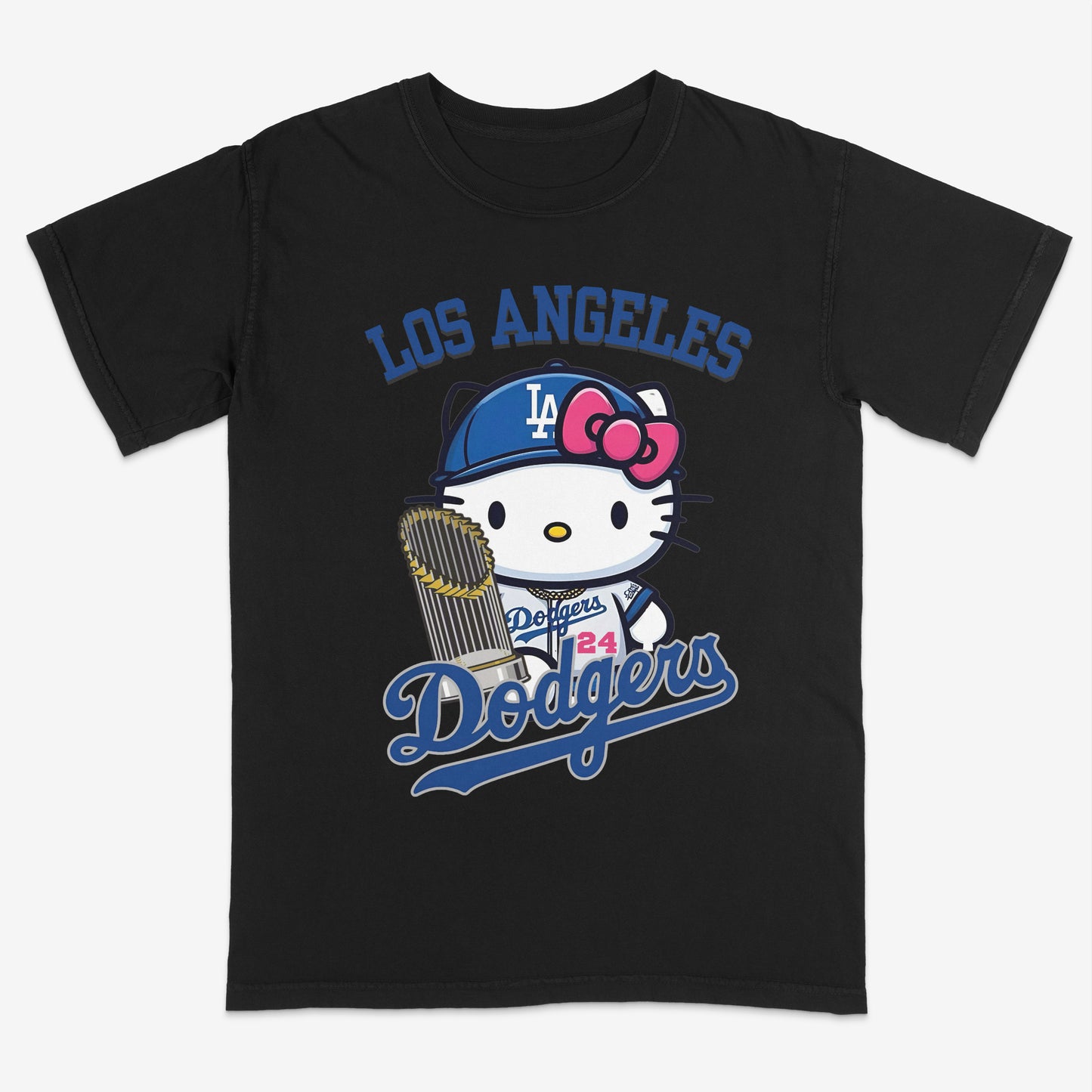 Hello Kitty Dodgers T shirt | World Series | MLB shirt | Unisex | Streetwear | 100% cotton