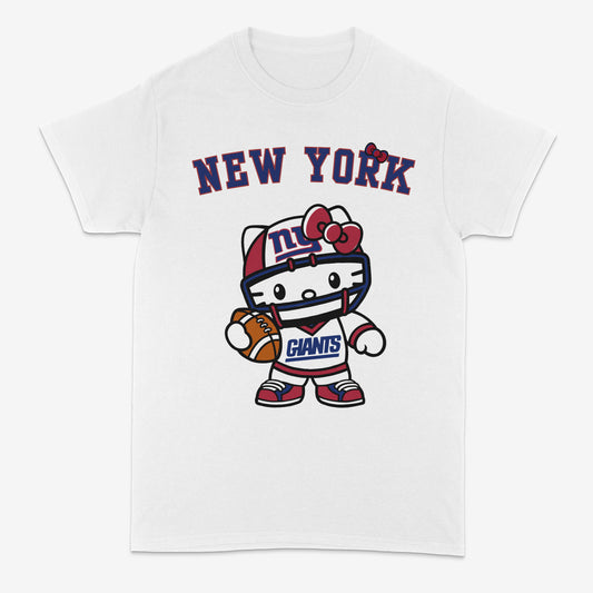 New York Giants | Hello Kitty | Custom graphic shirt | Custom shirt | DTF print | DTF quality