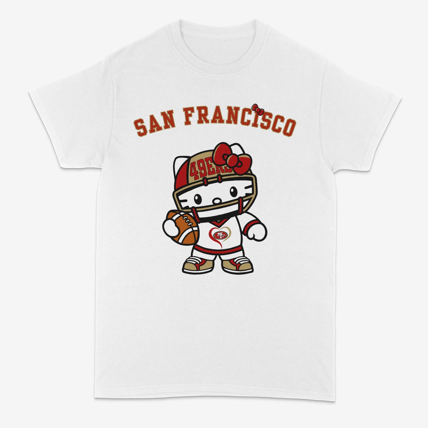 San Francisco 49ers | Niners | Niner nation | Hello Kitty | Custom Graphic shirt | DTF printed