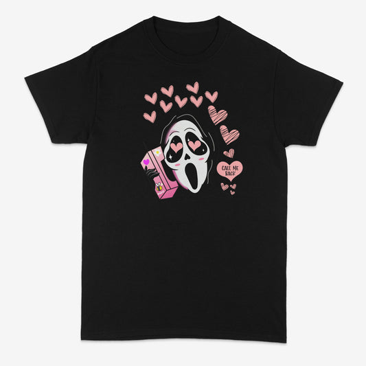 Ghostface | Call me back shirt | October Pink | Streetwear | Unisex | Halloween