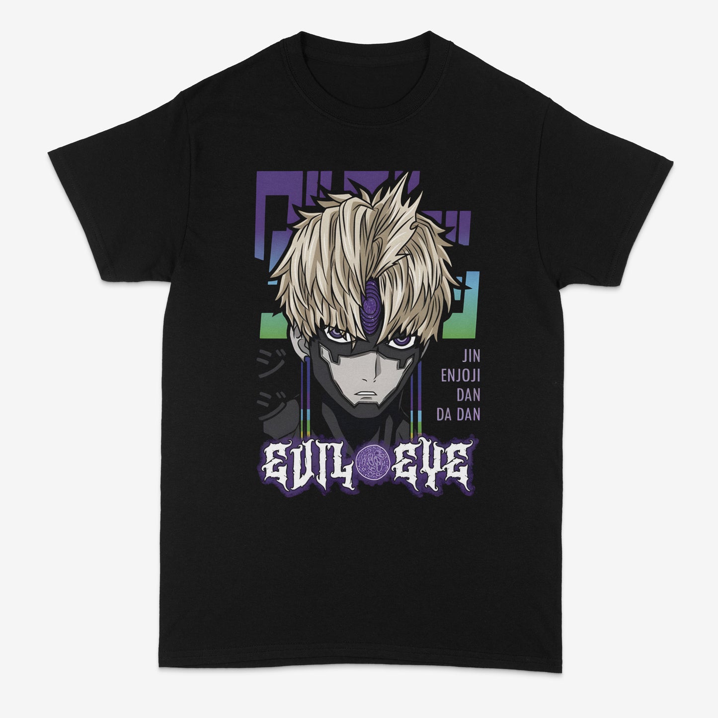 Evil eye streetwear shirt | Graphic design | Dandadan | Big face design | Unisex |