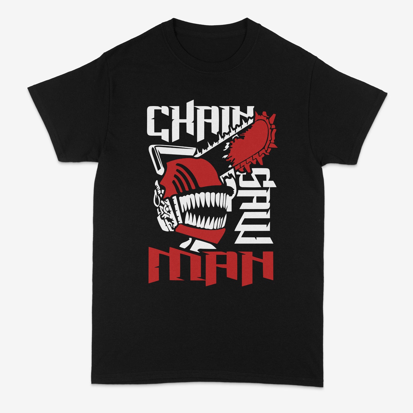Chainsaw Man with chainsaw face red logo | CSM | Chainsaw man | Reze Arc | Anime | Denji | Power | Aki | Bomb | Reze