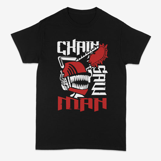 Chainsaw Man with chainsaw face red logo | CSM | Chainsaw man | Reze Arc | Anime | Denji | Power | Aki | Bomb | Reze