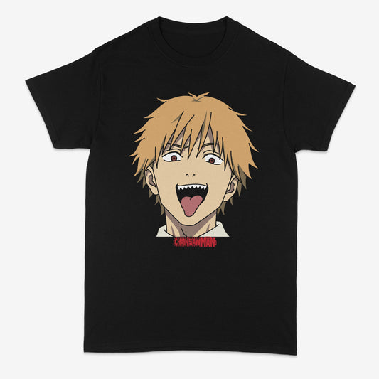 Denji big face shirt  | CSM | Chainsaw man | Reze Arc | Anime | Denji | Power | Aki | Bomb | Reze