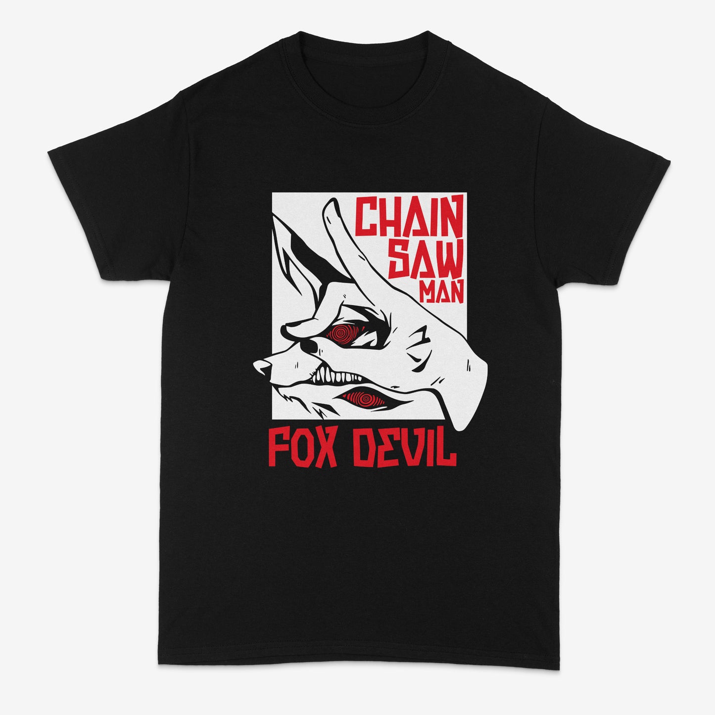 Fox Devil shirt | CSM | Chainsaw man | Reze Arc | Anime | Denji | Power | Aki | Bomb | Reze