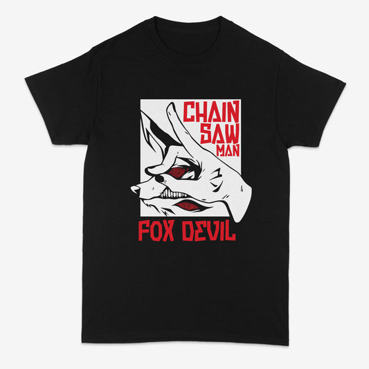 Fox Devil shirt | CSM | Chainsaw man | Reze Arc | Anime | Denji | Power | Aki | Bomb | Reze