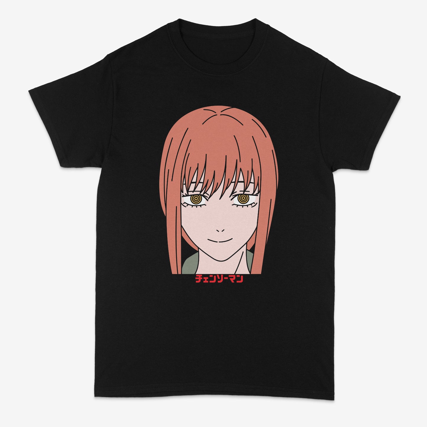 Makima big face shirt | CSM | Chainsaw man | Reze Arc | Anime | Denji | Power | Aki | Bomb | Reze