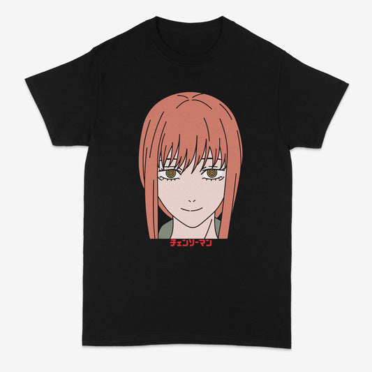 Makima big face shirt | CSM | Chainsaw man | Reze Arc | Anime | Denji | Power | Aki | Bomb | Reze