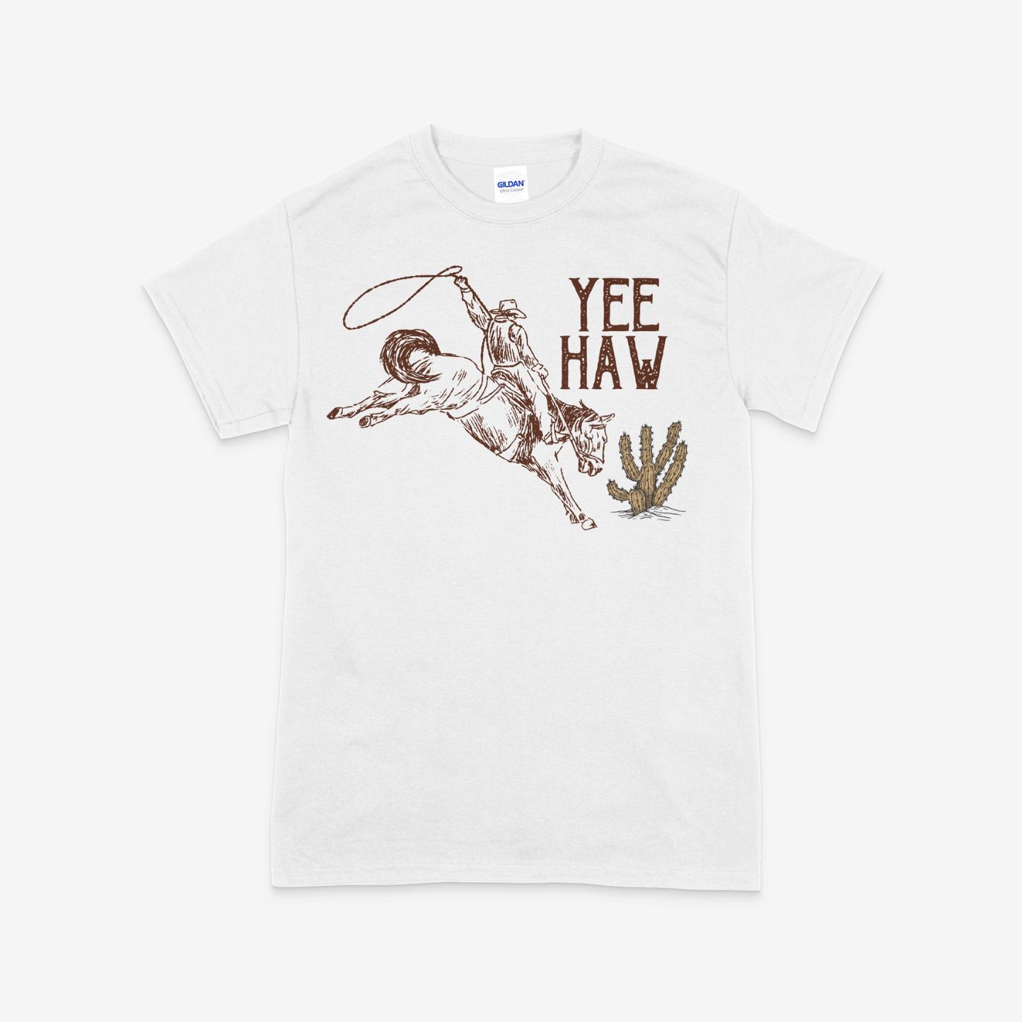 Yee Haw Western T shirt | Western wear | Custom T shirt | DTF Printed | Direct to Film | Rodeo wear