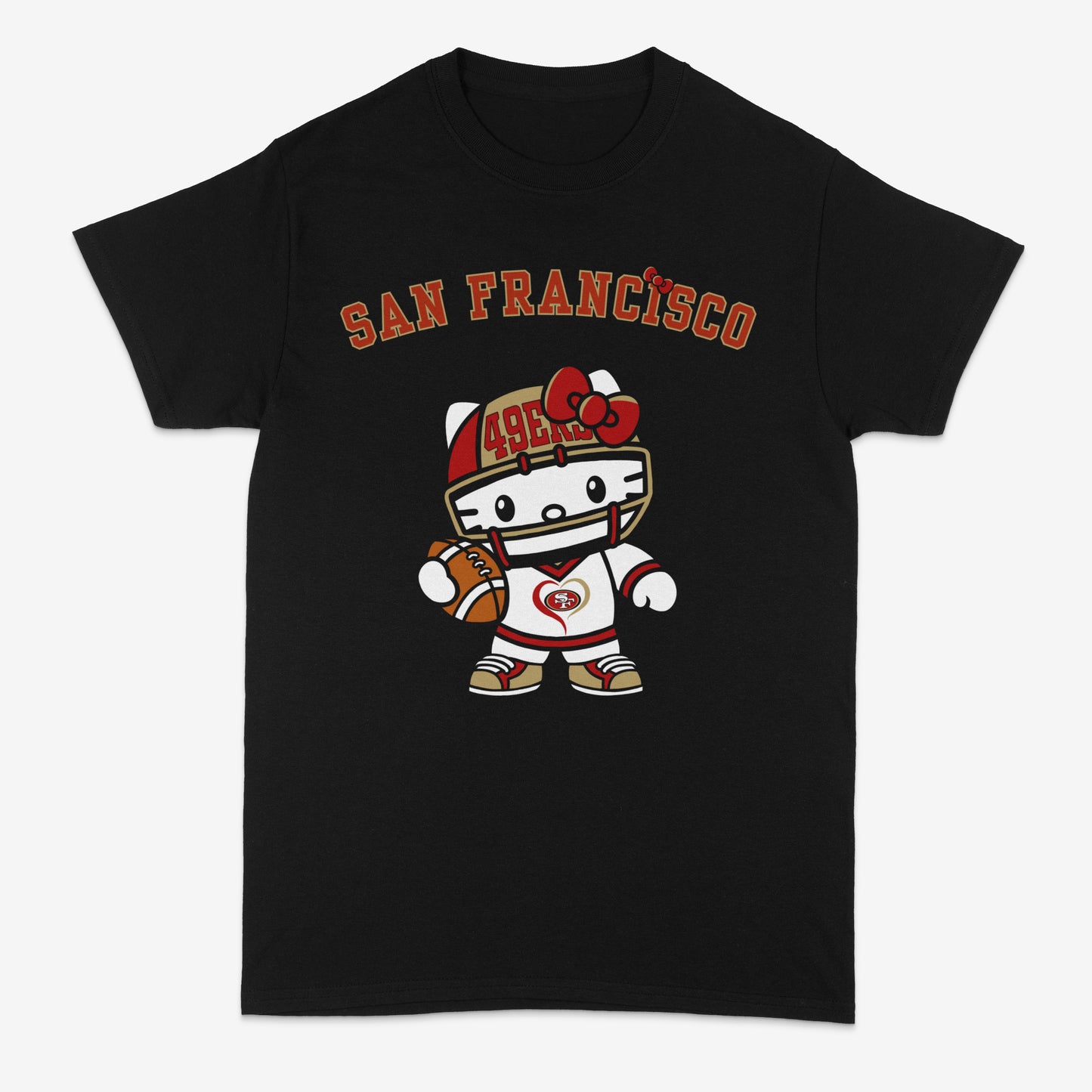 San Francisco 49ers | Niners | Niner nation | Hello Kitty | Custom Graphic shirt | DTF printed
