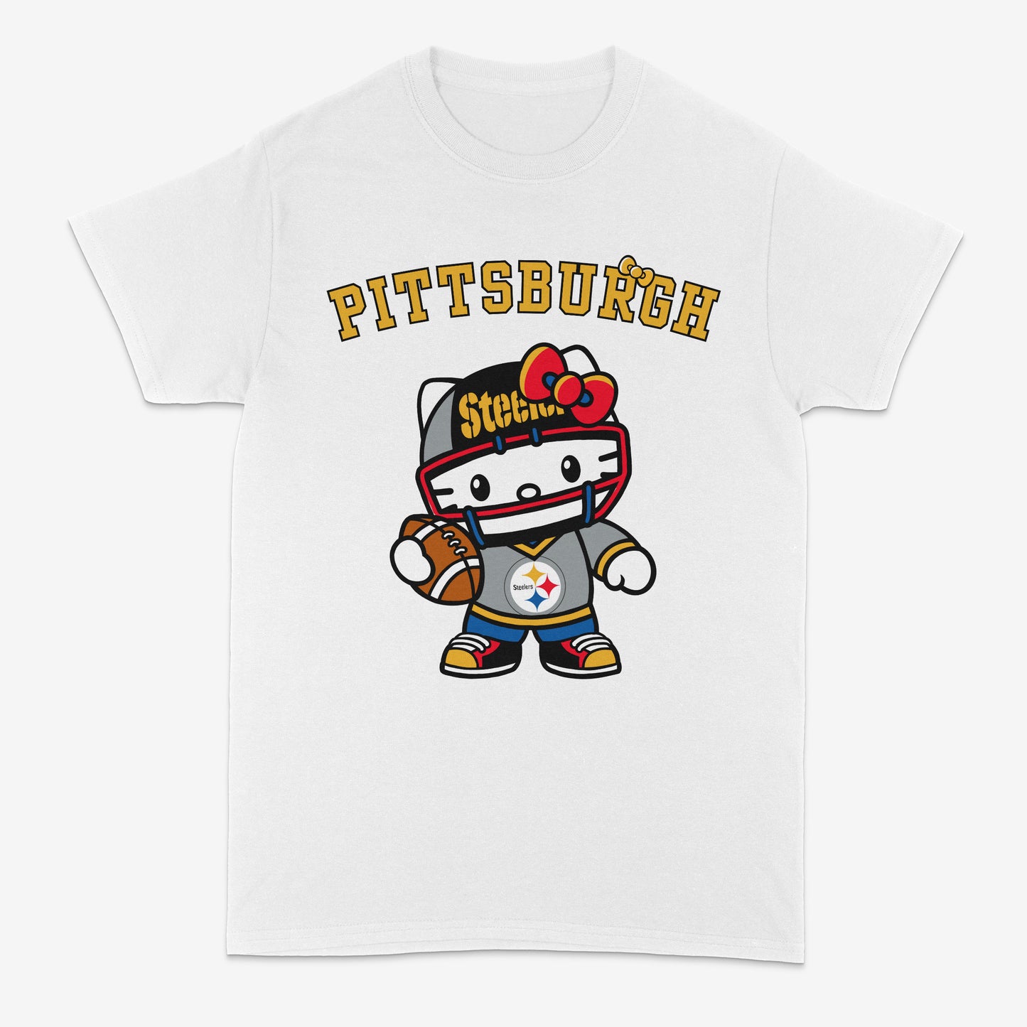 Pittsburgh Steelers | Hello Kitty | Custom graphic shirt | Custom shirt | Steeler nation | T shirt