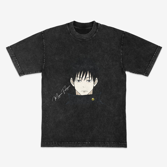 Megumi Fushiguro | JJK | Jujutsu Kaisen | Streetwear | Mineral wash shirt | Heavyweight
