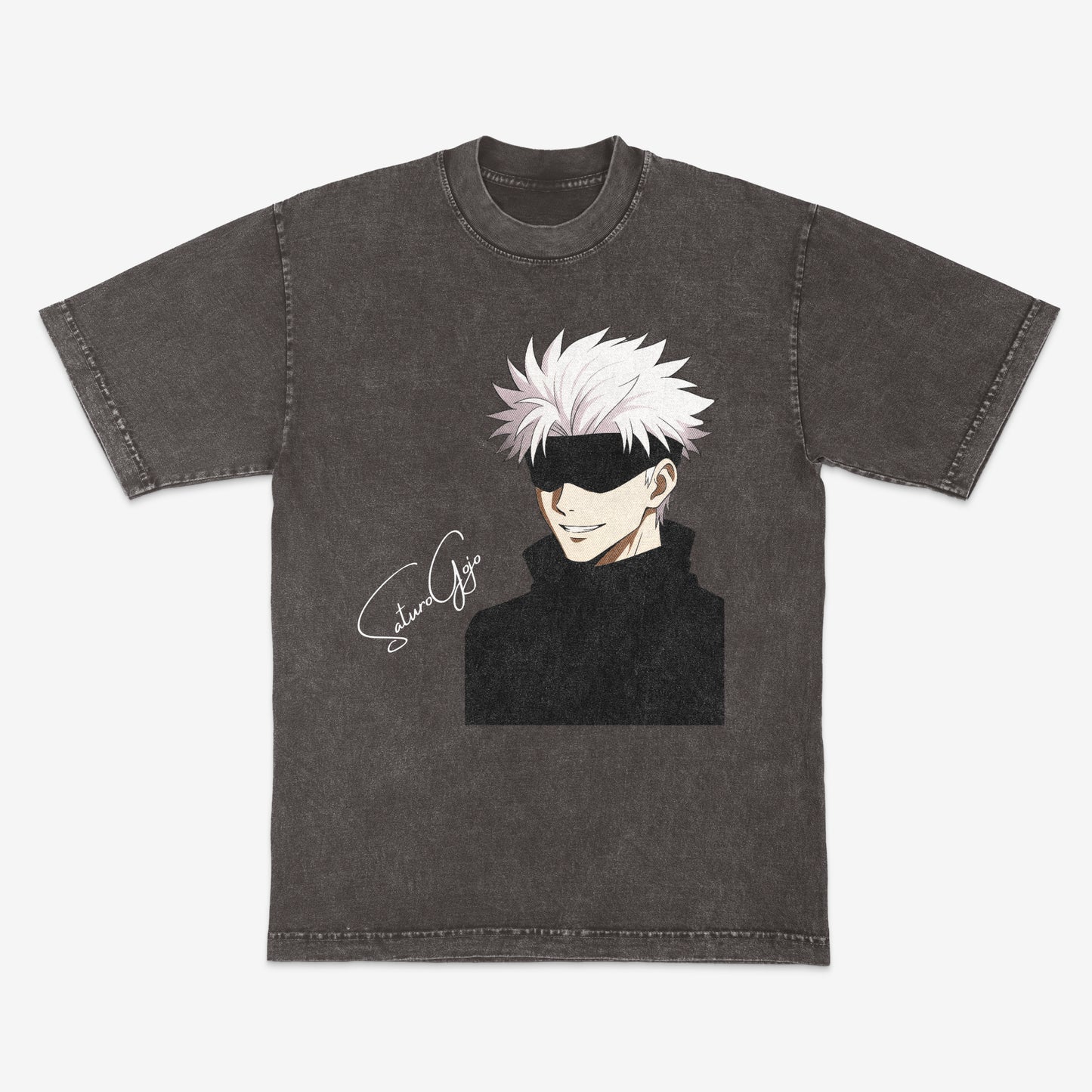 Saturo Gojo | JJK | Jujutsu Kaisen | Streetwear | Mineral wash shirt | Heavyweight