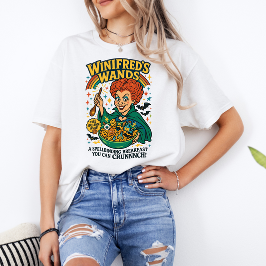 Winifreds Wands t shirt | Hocus Pocus | Winifred sisters | Halloween | Custom Graphic shirt | Unisex | Streetwear