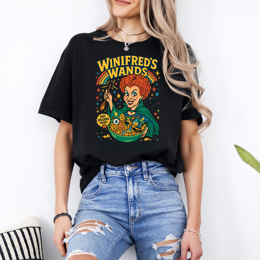 Winifreds Wands t shirt | Hocus Pocus | Winifred sisters | Halloween | Custom Graphic shirt | Unisex | Streetwear