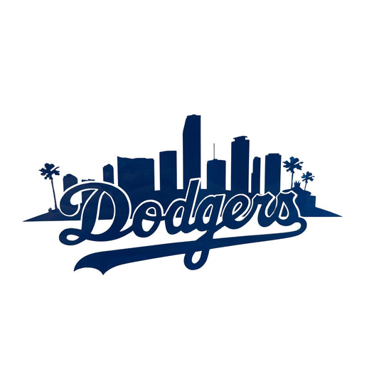 Dodgers decal | LA | Sticker | Car Decal | Permanent vinyl | Los Angeles | LA bleeds blue | Dodgers heart